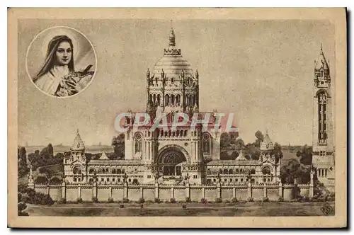 Cartes postales La Basilique de Lisieux vue generale de Projet