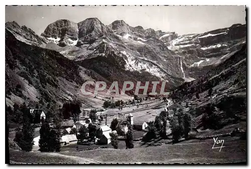 Ansichtskarte AK Gavarnie Le Cirque vu du Village