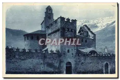 Ansichtskarte AK Les Beaux Paysages de France Les Pyrenees Luz Saint Sauveur Eglise des Templiers