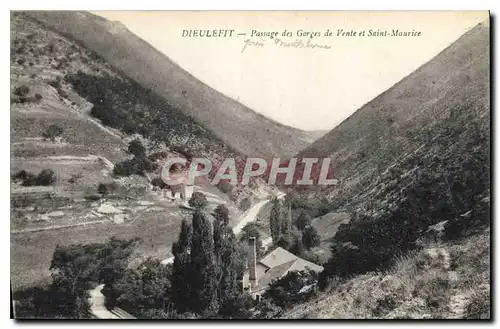 Ansichtskarte AK Dieulefit Passage des Gorges de Vente et Saint Maurice