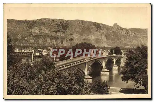 Ansichtskarte AK La Douce France Valence Drome le Pont de St Peray et le Rhone