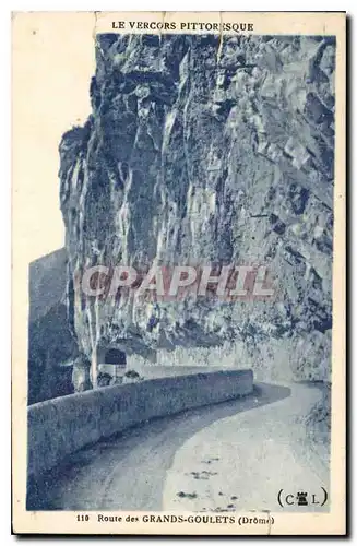 Cartes postales Le Vercors pittoresque route des grands goulets Grome