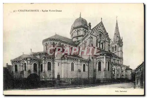 Ansichtskarte AK Chateauroux Eglise Notre Dame