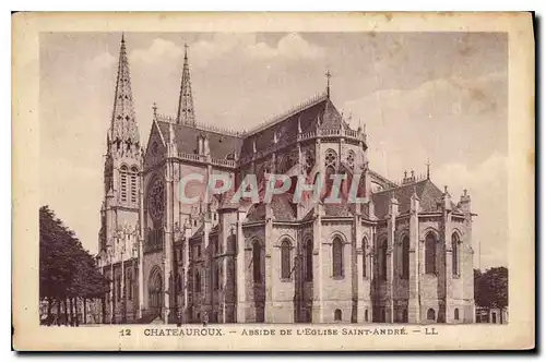 Cartes postales Chateauroux Abside de l'Eglise Saint Andre