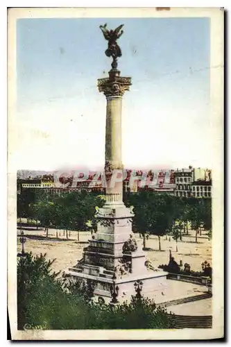 Ansichtskarte AK Bordeaux Gironde Place des Quinconces