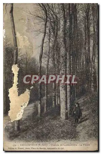 Ansichtskarte AK Bacqueville S Inf Chemin de Lammerville