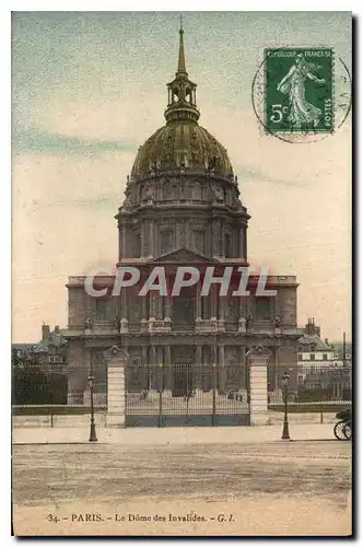 Ansichtskarte AK Paris Le Dome des invalides