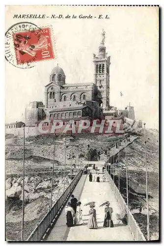 Cartes postales Marseille N D de la Garde