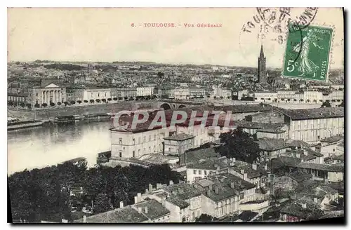 Cartes postales Toulouse vue generale