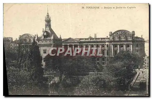 Ansichtskarte AK Toulouse Donjon et Jardin du Capitole