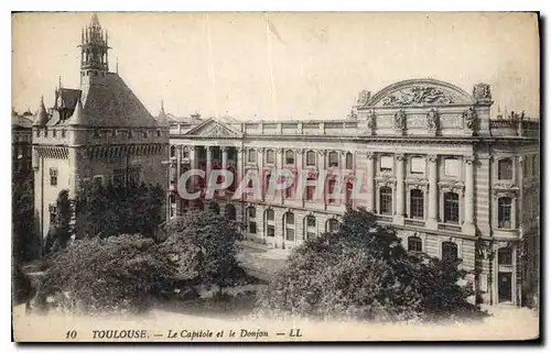 Ansichtskarte AK Toulouse Le Capitole et le Donjon