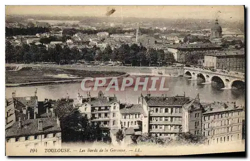 Cartes postales Toulouse Les Bords de la Garonne