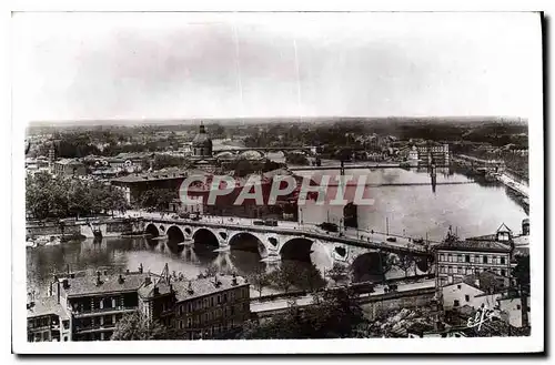 Ansichtskarte AK Pyrenees Ocean Toulouse vue generale sur la Garonne