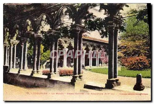 Cartes postales Toulouse La Musee Grand Cloitre des Augustins