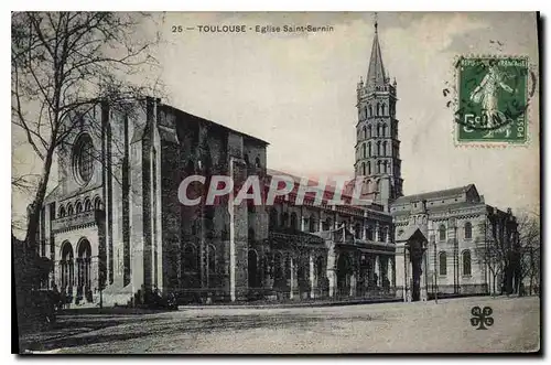 Cartes postales Toulouse Eglise Saint Sernin