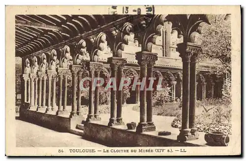 Cartes postales Toulouse Le Cloitre du Musee