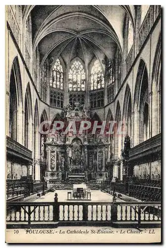 Cartes postales Toulouse La Cathedrale St Etienne Le Choeur