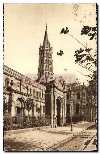 Ansichtskarte AK Toulouse Clocher de la Basilique Saint Sernin