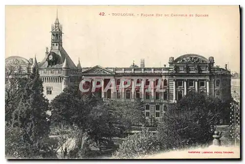 Ansichtskarte AK Toulouse Facade Est du Capitole et Square