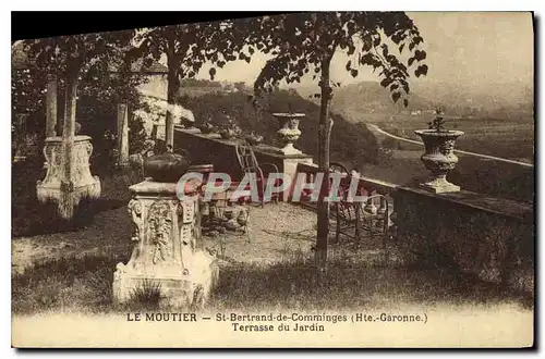 Cartes postales Le Moutier St Bertrand de Comminges Hte Garonne Terrasse du Jardin