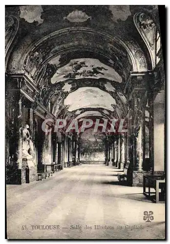 Cartes postales Toulouse Salle des Illustres au Capitole