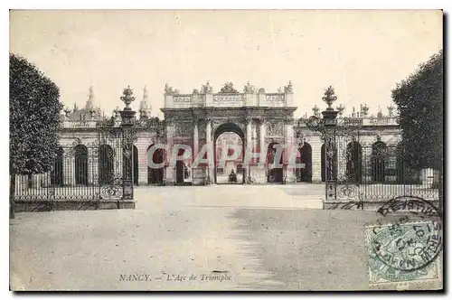 Cartes postales Nancy L'Arc de Triomphe