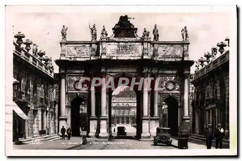 Cartes postales Nancy L'Arc de Triomphe Automobile