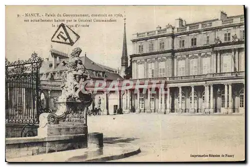 Cartes postales Nancy Palais du Gouvernement