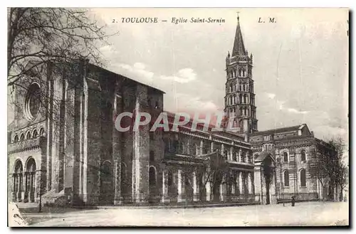 Cartes postales Toulouse Eglise Saint Sernin