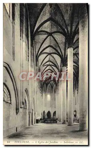 Ansichtskarte AK Toulouse L'Eglise des Jacobins Interieur