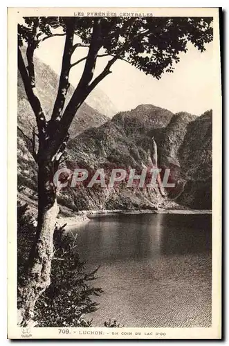 Cartes postales Les Pyrenees Centrales Luchon un coin du Lac d'Oo