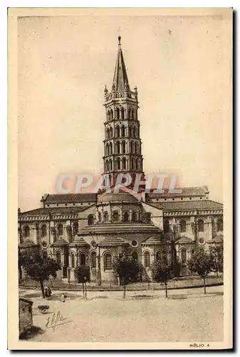 Cartes postales Pyrenees Ocean Toulouse Abside de la Basilique Saint Sernin