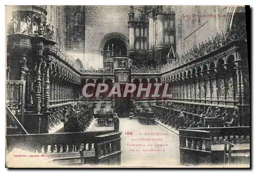 Cartes postales St Bertnard de Comminges Ensemble du ch�ur de la cathedrale Orgue