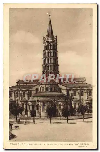 Ansichtskarte AK Toulouse Abside de la Basilique St Sernin