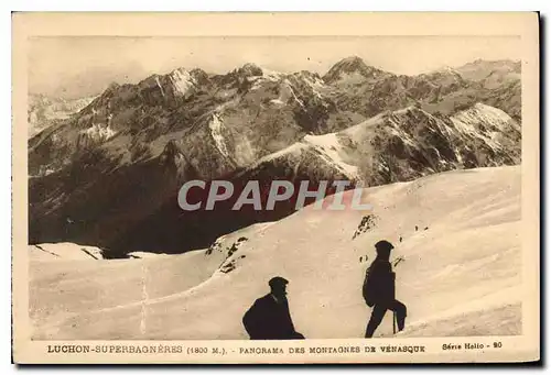 Ansichtskarte AK Luchon Superbagneres Panorama des Montagnes de Venasque