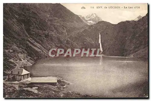 Cartes postales Env de Luchon Le Lac d'Oo