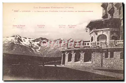 Ansichtskarte AK Luchon La Grande des Pyrenees Vue de L'Hotel de Superbagneres