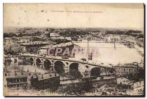 Cartes postales Toulouse Vue Generale sur la Garonne