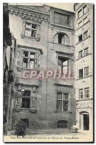 Ansichtskarte AK Toulouse Interieur de l'Hotel du Vieux Raisin