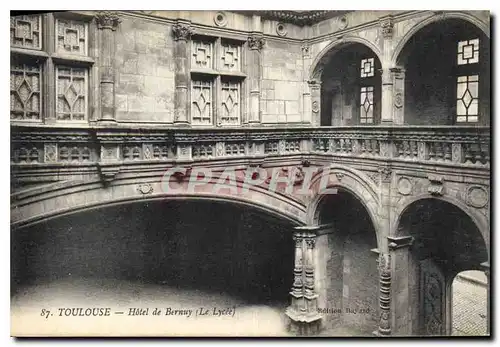 Cartes postales Toulouse Hotel de Bernuy Le Lycee