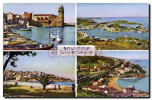 Cartes postales Souvenir de la Cote Vermeille