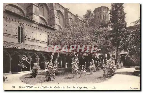 Ansichtskarte AK Toulouse Le Cloitre du Musee et la Tour des Augustins