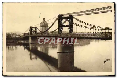 Ansichtskarte AK Toulouse Hte Garonne Le Pont St Pierre et Dome de l'Eglise