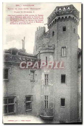 Ansichtskarte AK Toulouse Hotel de Jean Catel Gothique