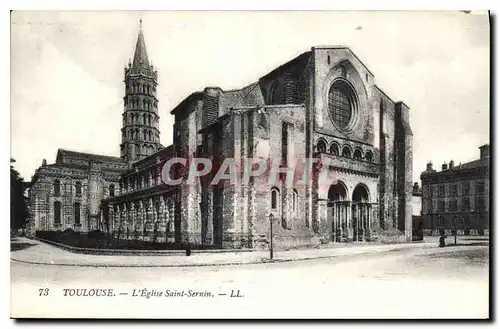 Cartes postales Toulouse L'Eglise Saint Sernin