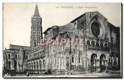 Cartes postales Toulouse L'Eglise Saint Sernin