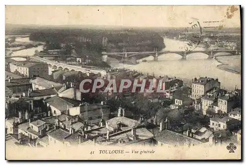 Cartes postales Toulouse Vue generale