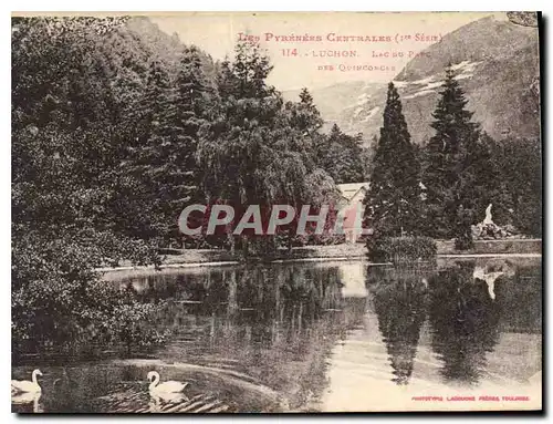 Cartes postales Luchon Lac du Parc des Quinconces