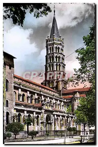 Ansichtskarte AK Toulouse Clocher de la Basilique de St Sernin