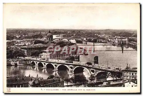 Cartes postales Toulouse Vue generale Sur La Garonne